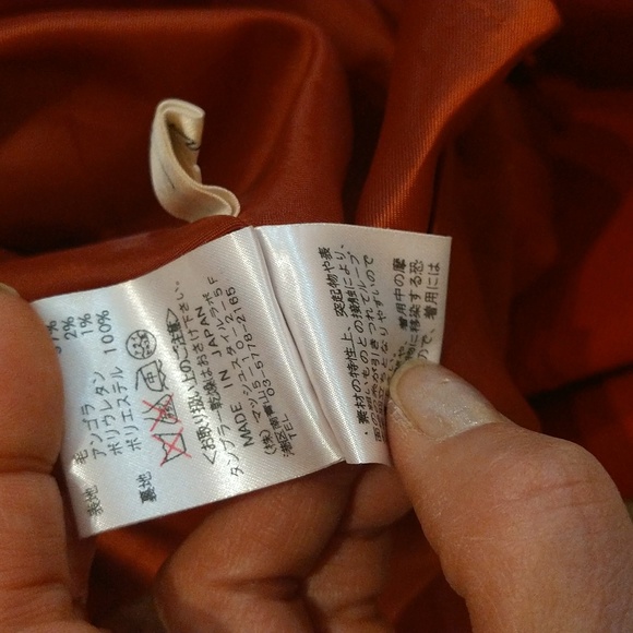 Size X's SNIDEL DOUBLE LAYERED RUFFLE HEM BOHO KAWAII SKIRT RED - Picture 11 of 16